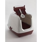 Moderna Products Flip Cat Litter Box - Deep Red - 50cm