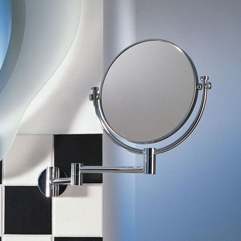 Image of Nicol Nancy Wall Mirror - Chromed Brass