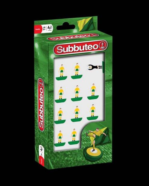 Image of Subbuteo Official Yellow And Green Team - For The Classic Table Football Game