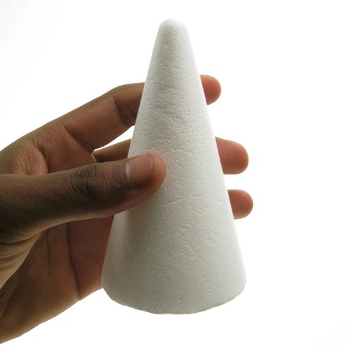 Image of Polystyrene Cone 125mm