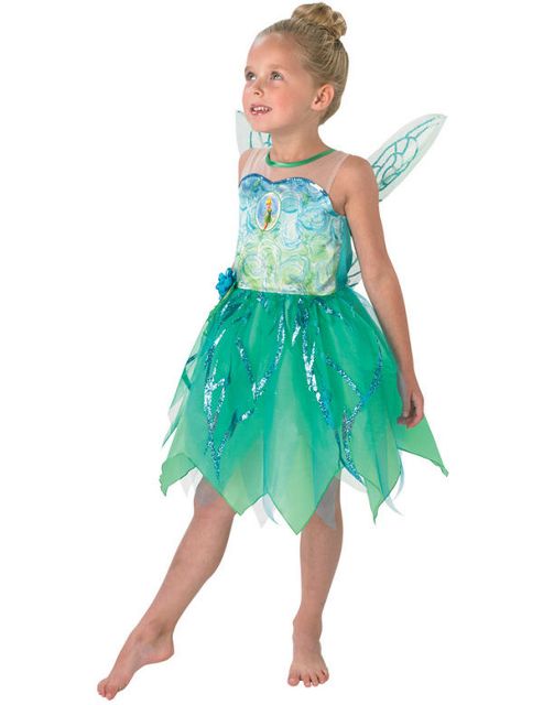 Image of Child Disney Tinkerbell Pixie Fairy Costume Medium
