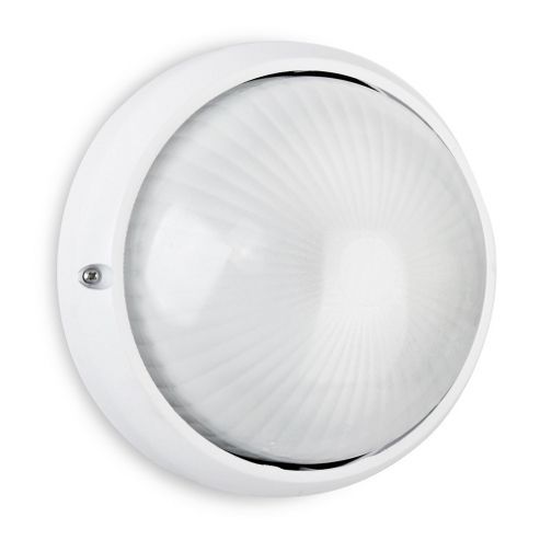 Image of Trentham Ip54 Outdoor Die Cast Aluminium Security Bulkhead In White