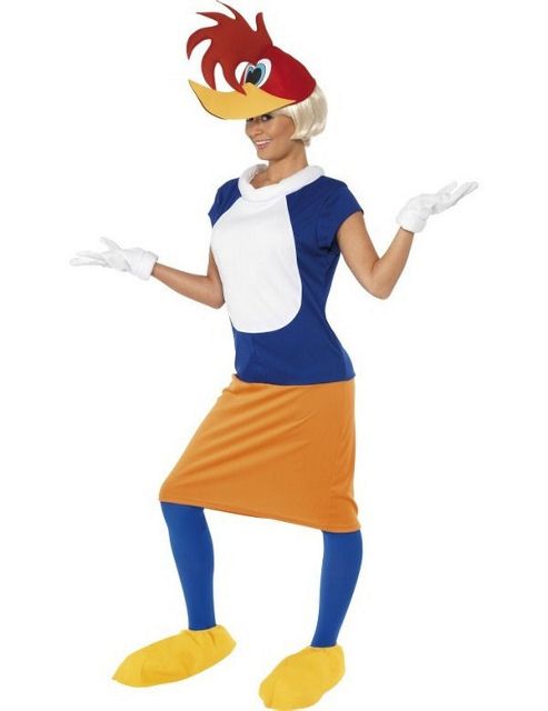 Image of Winnie Woodpecker - Adult Costume Size: 12-14