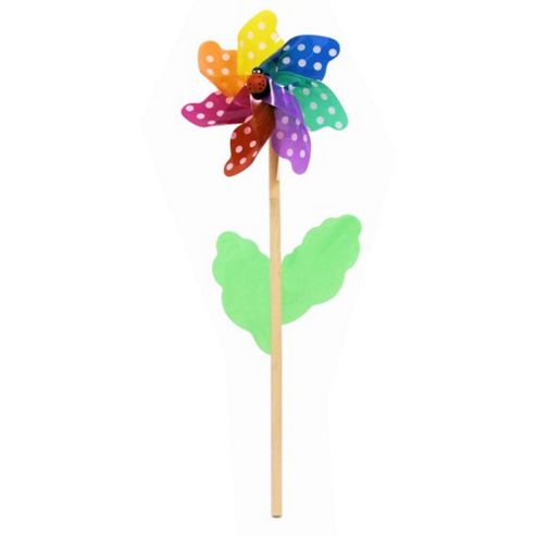 Image of Colourful 18" Spotty Windmill