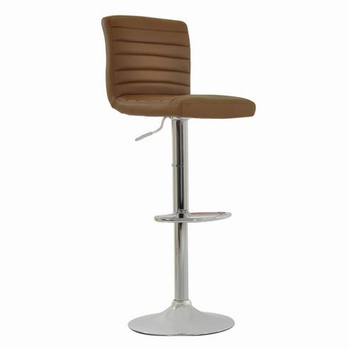 Image of Apollo Coffee Faux Leather Bar Stool