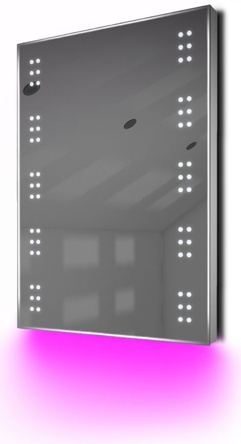 Image of Ambient Shaver Led Bathroom Illuminated Mirror With Demister Pad & Sensor K11sp