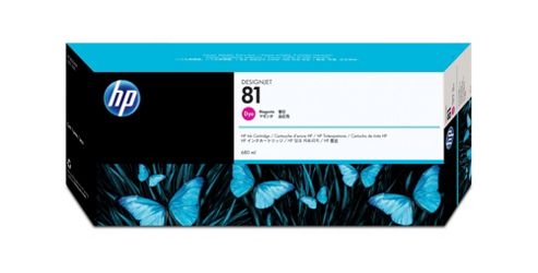 Image of Hp 81 Dye Ink Cartridge -magenta