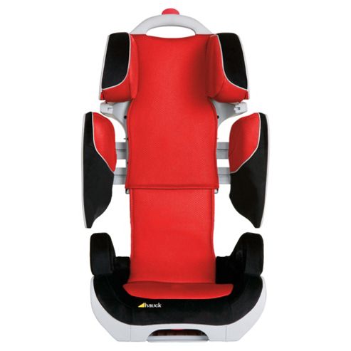 Image of Hauck Bodyguard Group 2-3 Car Seat, Black/red