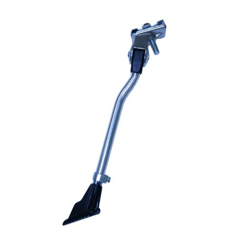 Image of Vavert Big Foot Adjustable Propstand, Chainstay Neck Mount, For Alloy Frame Bikes With 20 To 28" Wheels, Silver