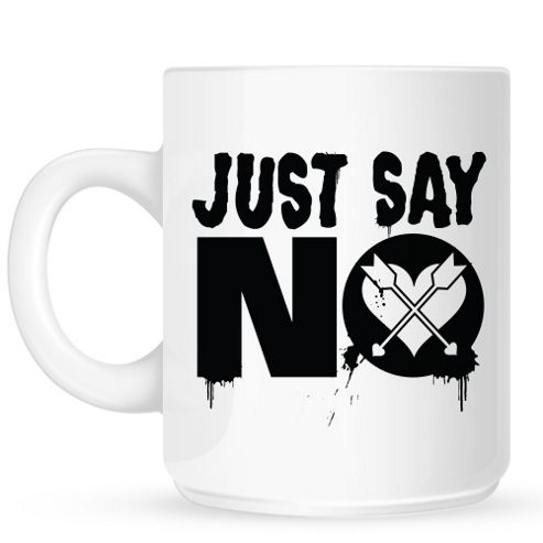 Image of Just Say No 10oz Ceramic Mug
