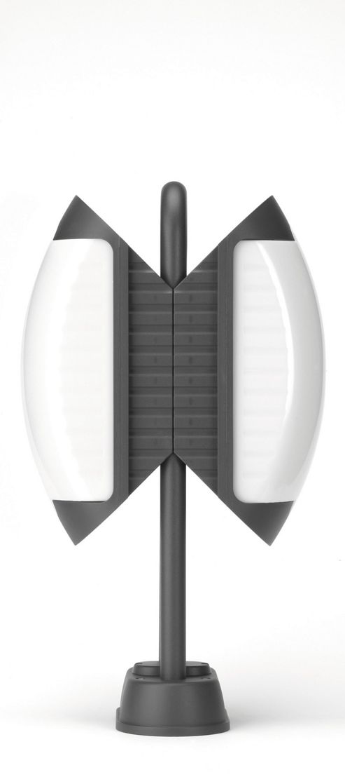 Image of Paber Argo 53cm Bollard In Graphite - 20w / 60w E27