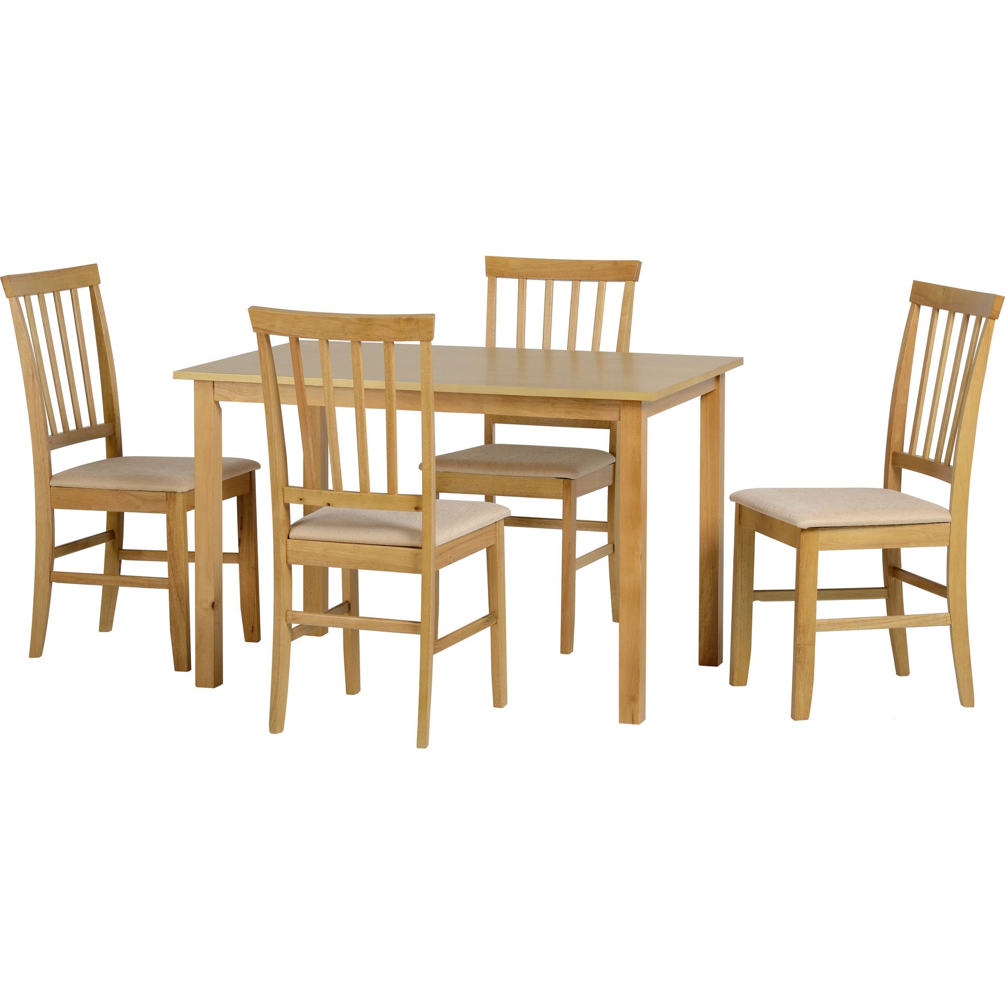 Home Essence Selina 5 Piece Dining Set - with 4 chairs at Tescos Direct