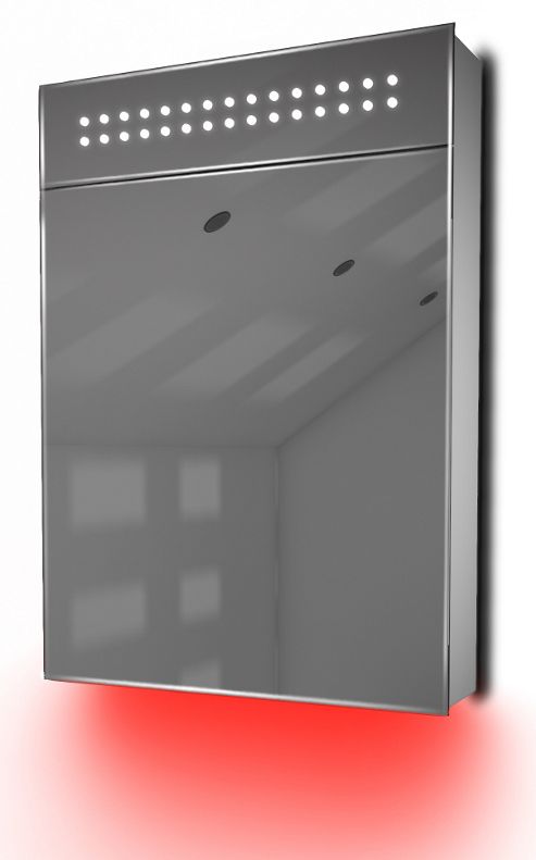 Image of Ambient Bathroom Mirror Cabinet With Sensor & Internal Shaver Socket K115r