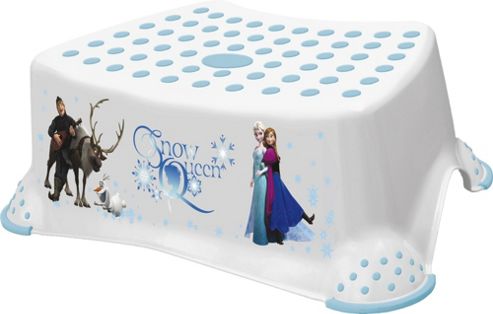 Image of Disney Frozen Toddler Toilet Training Step Stool - White