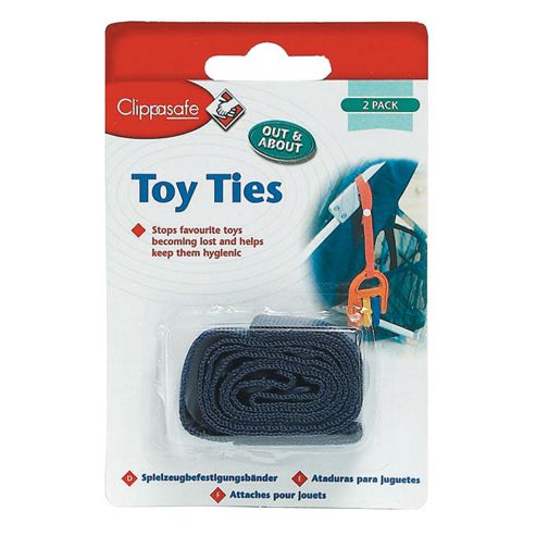 Image of Clippasafe Toy Ties (2 Pack)