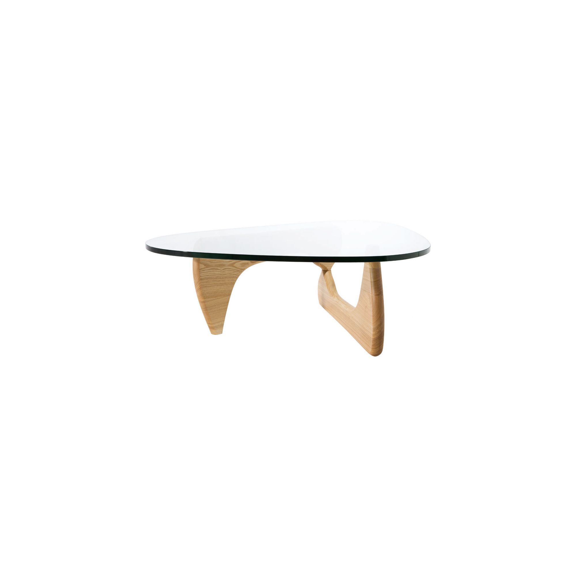 CC Furnishing Tempered Glass Coffee Table - Nature at Tesco Direct