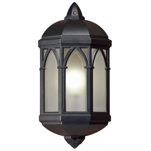 Image of Endon Lighting Flush Wall Lantern In Black