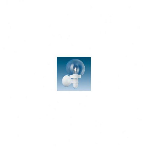 Image of Steinel Classic Sensor Outdoor Wall Brackets With Crystal Glass Shade In White