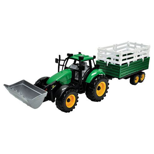 Image of Farm X Friction Tractor With Trailer
