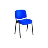 Jemini Ultra Multi-Purpose Stacking Chair Black Legs/Blue KF03343