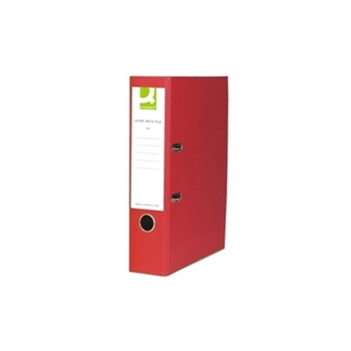Image of Q Connect A4 Polypropylene Lever Arch File Red
