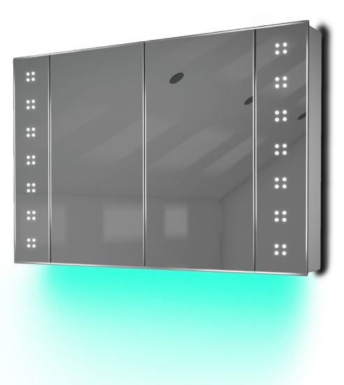 Image of Ambient Demist Bathroom Cabinet With Sensor & Internal Shaver Socket K122t