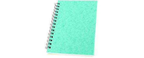 Image of Silvine Wirebound Notebook A5 96 Leaf Ruled Feint Spa5