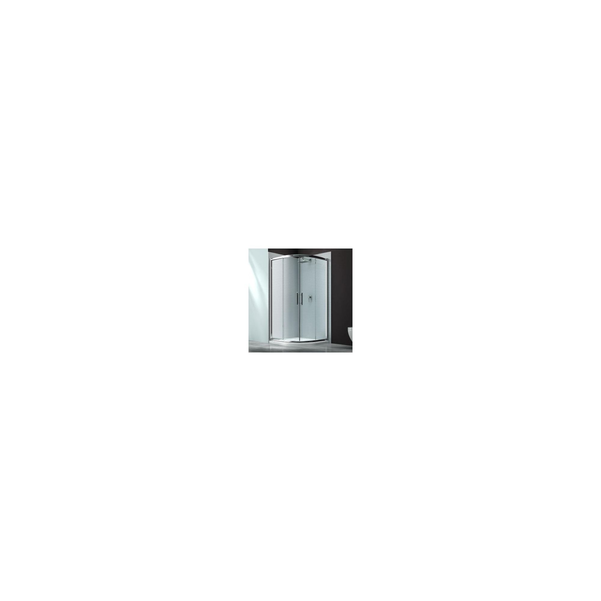 Merlyn Series 6 Double Quadrant Shower Door, 800mm x 800mm, Chrome Frame, 6mm Glass at Tesco Direct