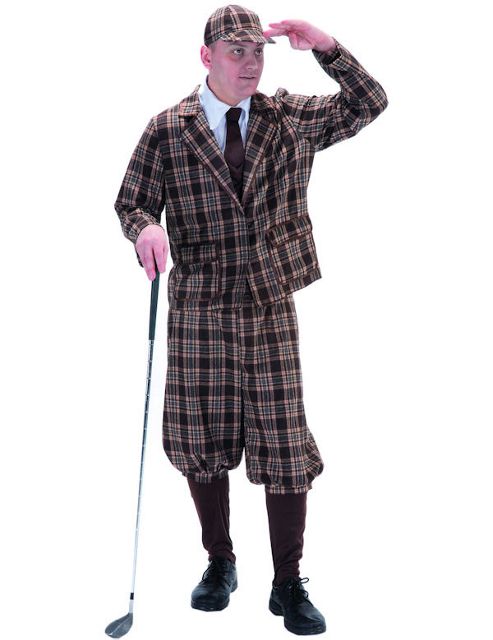 Image of Adult 1930s Golfer Costume