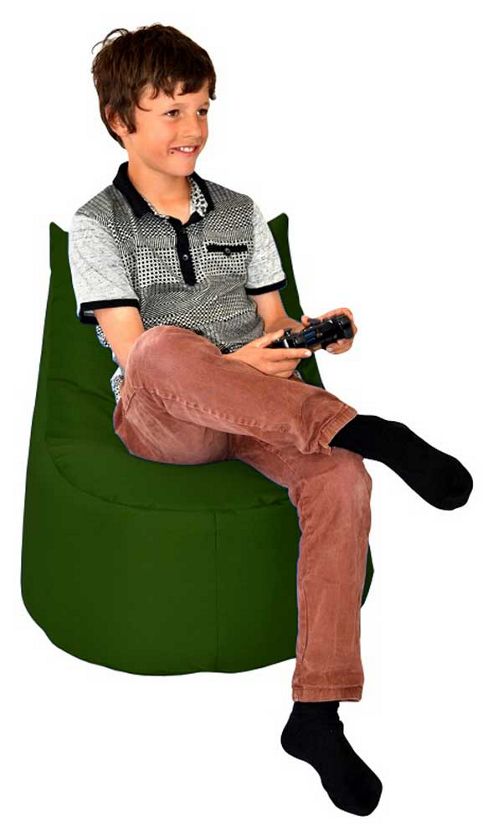 Image of Valufurniture Large Gamer Dark Green Bean Bag