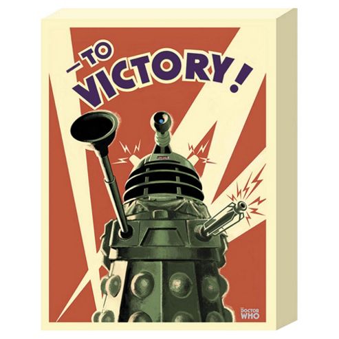 Image of Dr Who Vintage Dalek Canvas 30x40
