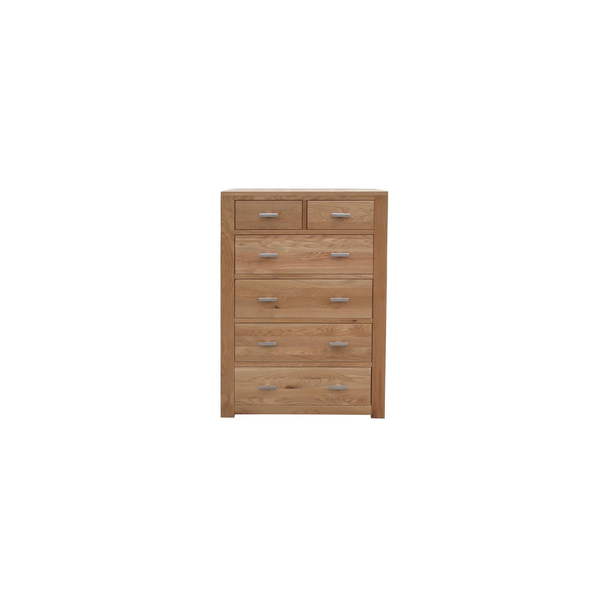 Home Zone Furniture Churchill Oak 2010 2 + 4 Chest of Drawersin Natural Oak at Tesco Direct