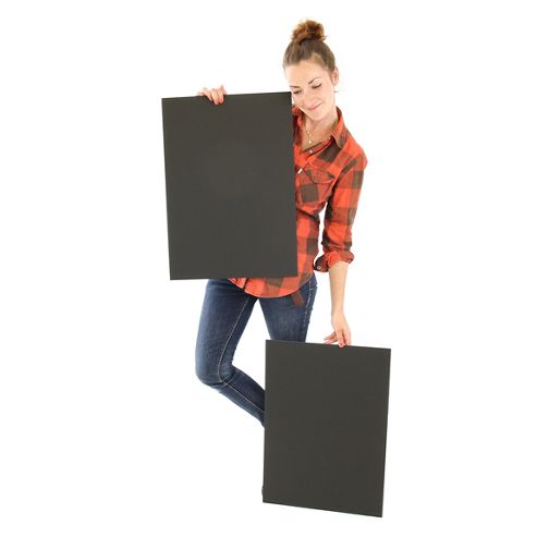Image of Biodegradable Foam Board - 5mm - Black - A2 - 2pk