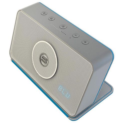 Image of Bayan Audio Soundbook Portable Bluetooth Speaker (silver/turquoise)