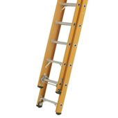Heavy Duty 4.1m All GRP Fibreglass Double Extension Ladder