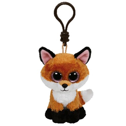 Image of Ty Beanie Boo Boos 3" Key Clip - Slick The Fox