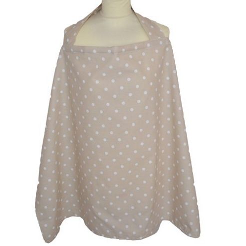 Image of Breastfeeding Cape (dotty Cream)