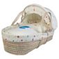 Clair de lune ABC Moses Basket, Cream