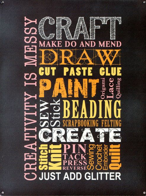 Image of Craft Tin Sign