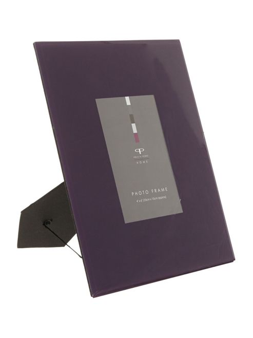 Image of Pied A Terre Purple Bevelled Glass Frame, 5x7