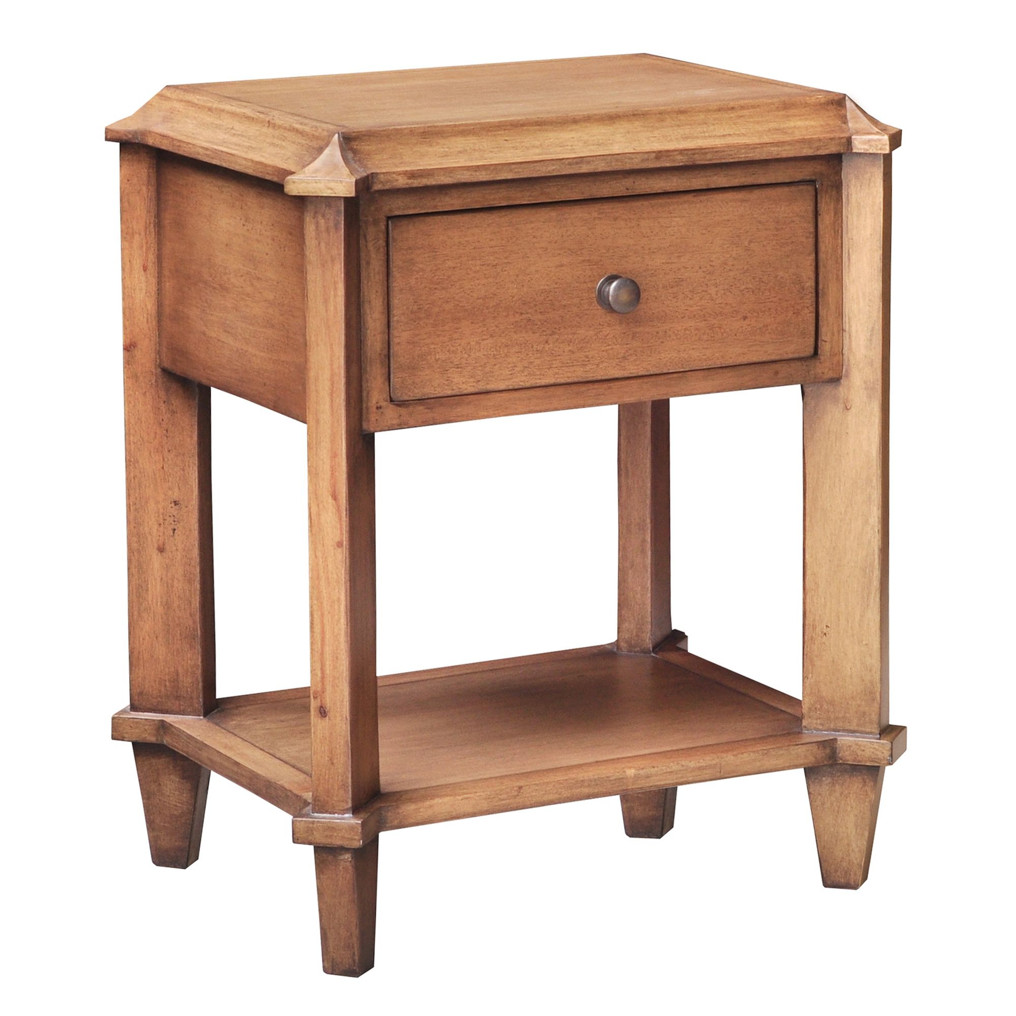 Lock stock and barrel Shell Knowle Side Table in Mahogany at Tesco Direct