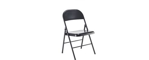 Image of Jemini Kf73590 Metal Folding Chair Black