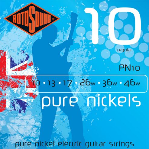 Image of Rotosound Pure Nickels Strings 10-46