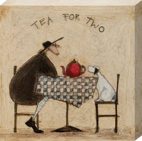 Image of Sam Toft Tea For Two Canvas Print