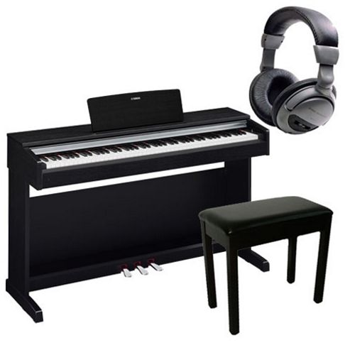 Image of Yamaha Ydp142 Digital Piano Package In Black
