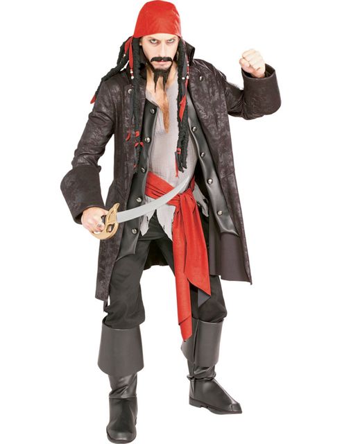 Image of Adult Capt'n Cutthroat Pirate Costume