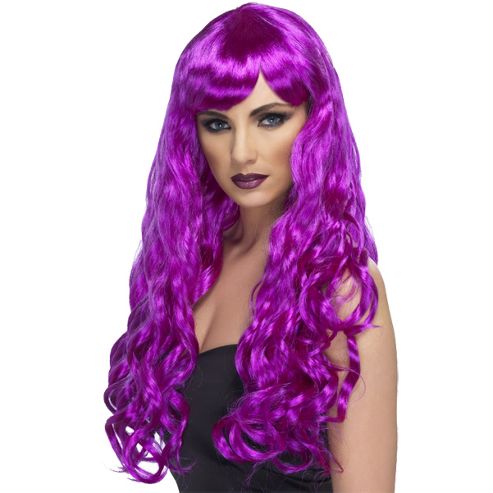 Image of Desire Long Curly Wig - Purple