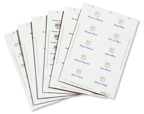 Image of Durable Inserts For Duraprint Badgemaker Card 150gsm 54x90mm Ref 1455 [pack 200]