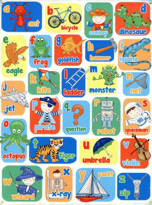 Image of Boy's Alphabet Tin Sign