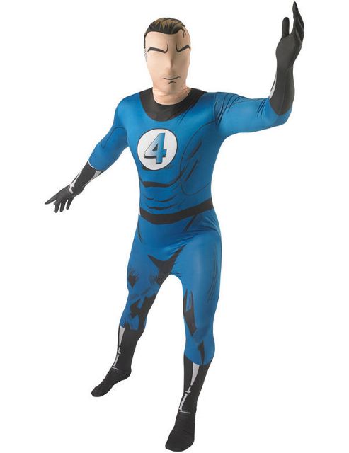 Image of Adult Mr Fantastic Second Skin Costume Large